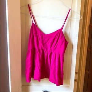 Forever 21 soft pink peplum top
